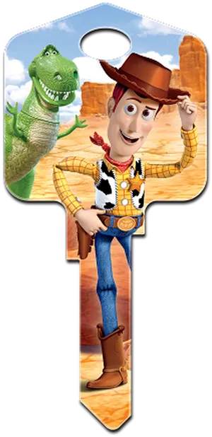 Woodyand Rex Toy Story Keychain Design