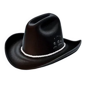 Wool Black Cowboy Hat PNG 06212024 PNG