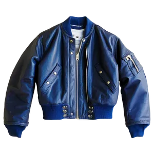 Wool Blend Bomber Jacket PNG 5 PNG
