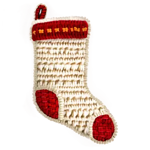 Wool Christmas Stocking PNG Nrg42 PNG