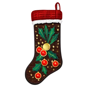 Wool Christmas Stocking PNG Sfd77 PNG