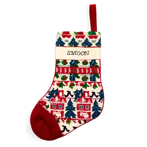 Wool Christmas Stocking PNG Vxo