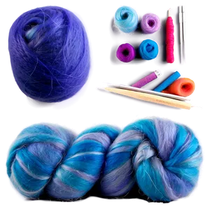 Wool Felting Kit Png 06252024 PNG image