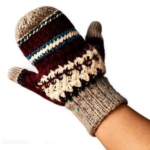 Wool Mittens Cold Weather PNG 06252024 PNG