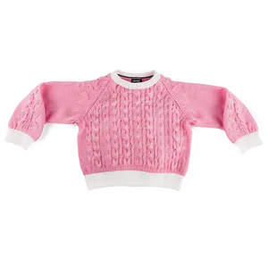 Woolen Pink Sweater Png 3 PNG image