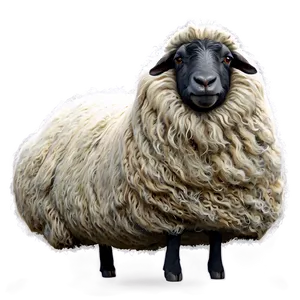 Woolly Sheep PNG 05232024