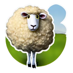Woolly Sheep PNG Qbr69