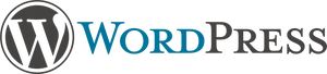 Word Press Logo Blue Gray PNG image