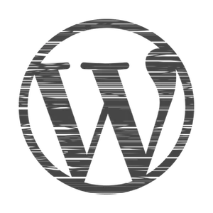 Word Press Logo Dark Background