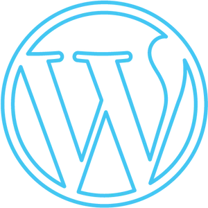 Wordpress Logo Outline PNG image