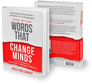 Words That Change Minds Book Cover PNG image