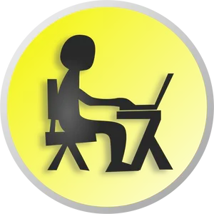 Work From Home Icon PNG image