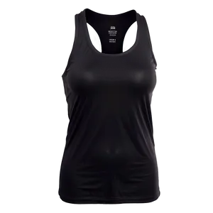Workout Black Tank Top PNG 06282024