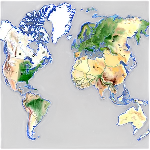 World Map Archeological Sites PNG Ofw PNG