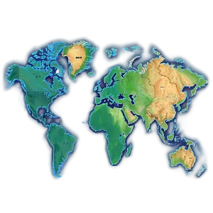 World Map Drawing Png 05032024 PNG image