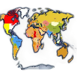World Map Languages Spoken PNG 06242024 PNG