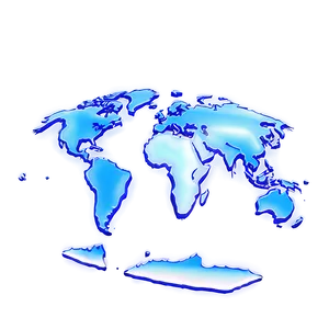 World Map Outline Creative PNG 06262024