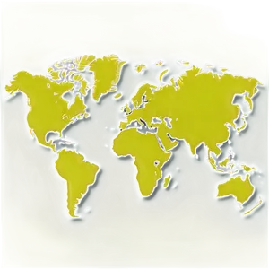 World Map Outline Creative PNG 06262024