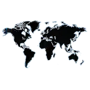 World Map Outline Creative PNG Jrc