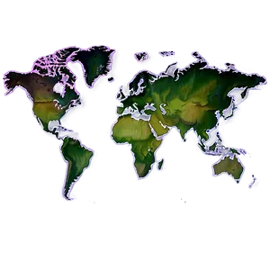 World Map Outline Historical PNG Dua