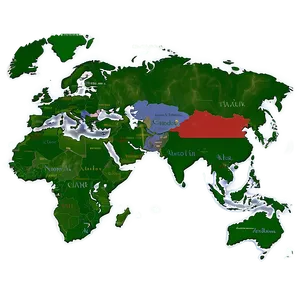 World Map Outline With Capitals Png 06262024 PNG image