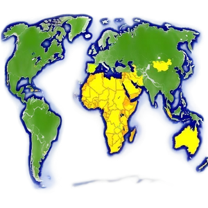 World Map Outline With Countries Outline PNG 06262024