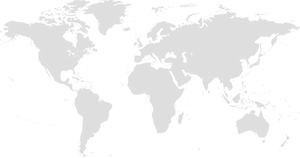 World Map Silhouette PNG image