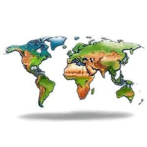 World Map Vector In High Detail PNG 13 PNG