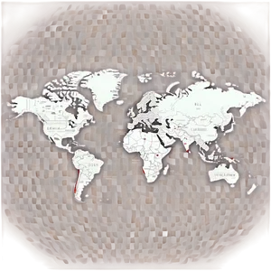 World Map Vector With Cities PNG 78