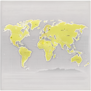 World Map Vector With Cities PNG Cpu25