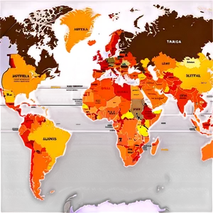 World Map Vector With Continents PNG 19