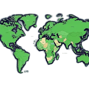 World Map Vector With Countries Labeled PNG Erh