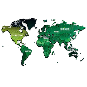 World Map Vector With Major Cities PNG Evx PNG