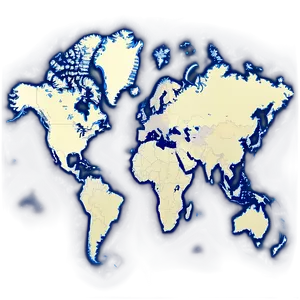World Map Vector With Oceans PNG 06262024