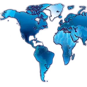 World Map Vector With Oceans PNG Sfw