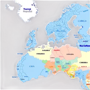 World Map With Country Names PNG 17 PNG