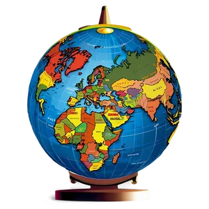 World Map With Equator Png Cip PNG image