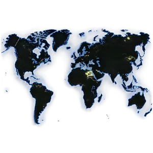 World Map With International Borders PNG 06242024 PNG