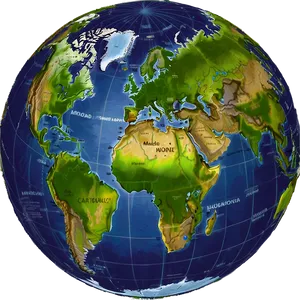 World Map With Latitude And Longitude Png 21 PNG image