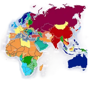 World Map With Religious Distribution PNG Xxh8 PNG