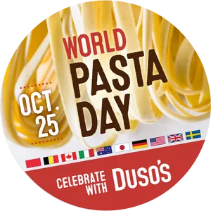 World Pasta Day Celebration PNG image