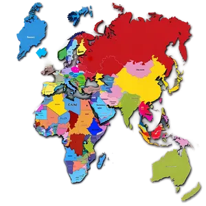 World Political Map Png 76 PNG image
