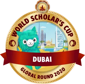 World Scholars Cup Dubai Global Round2020 Badge PNG image