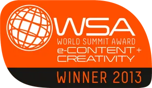 World Summit Award Winner2013 Badge PNG