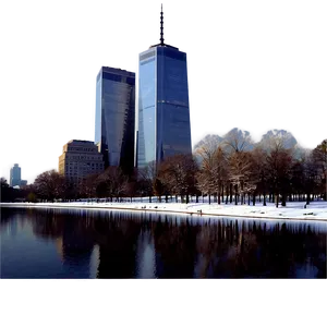 World Trade Center Winter Scene Png 06202024 PNG image