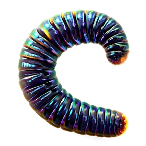 Worm Under Microscope PNG 05242024