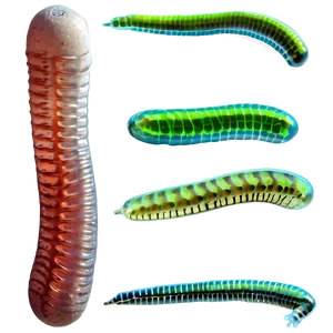 Worm Under Microscope PNG 3 PNG