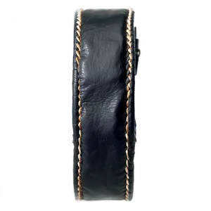 Worn Black Leather Png 06252024 PNG image