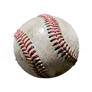 Worn-out Baseball Graphic Png Brl PNG image