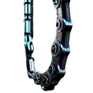 Worn Out Bike Chain PNG Sxn